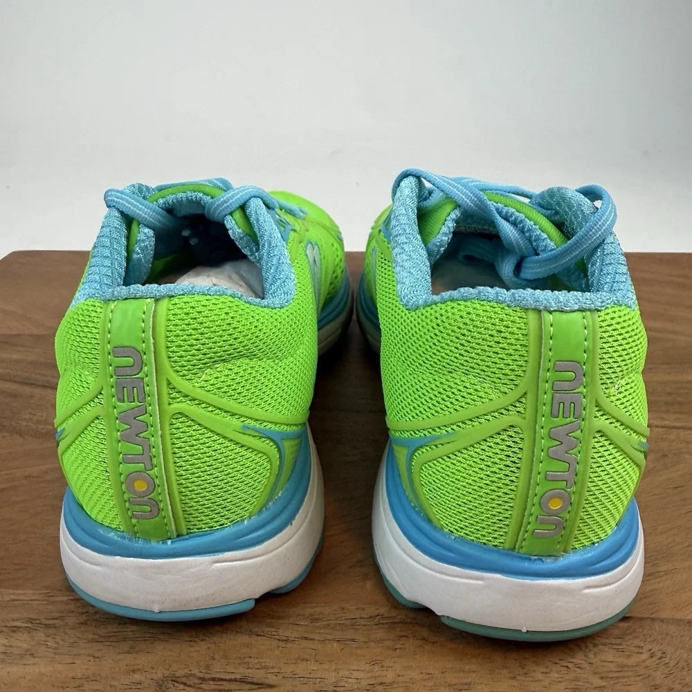New NIB Womens Newton Fate 5 Neon Green Mesh‎ Athletic Sneakers Shoes Size 6 M